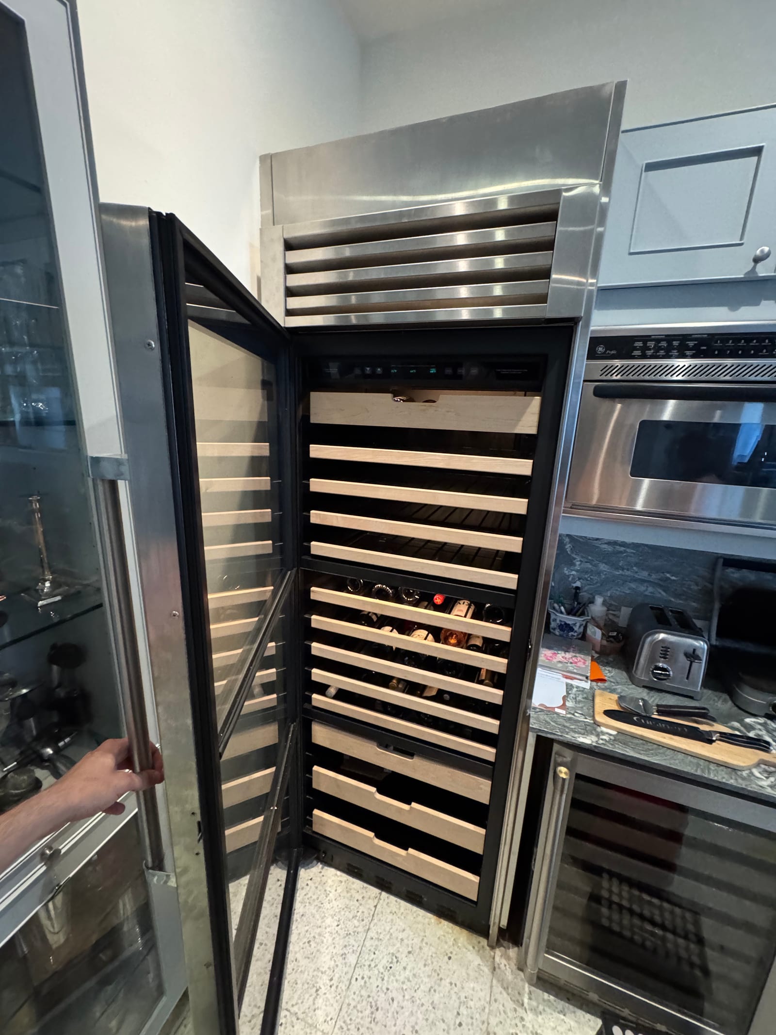 Sub-Zero wine column repair on Upper East Side